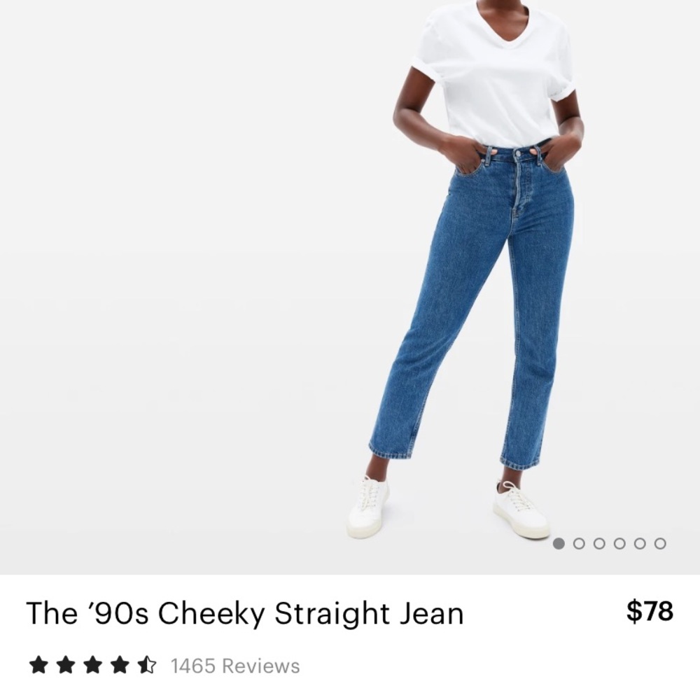 Everlane The 90s Cheeky Straight Jean